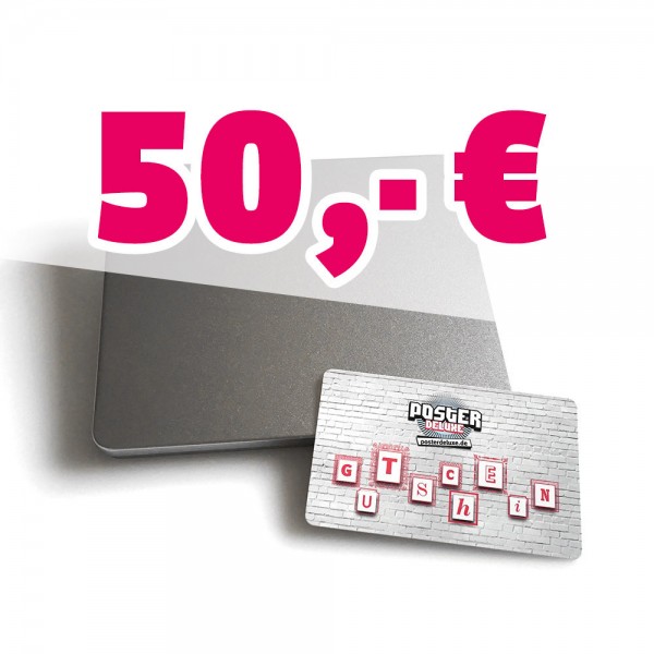 50,- Euro Geschenkgutschein