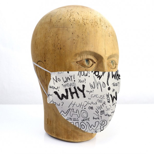 Mund-Nasen-Maske "WHY"