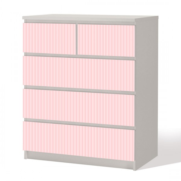 Pink Stripes (Möbel-Dekorfolie)