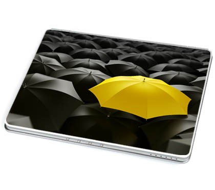 Regenschirme (Laptop-Aufkleber)