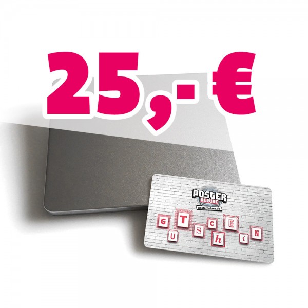 25,- Euro Geschenkgutschein